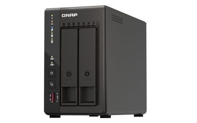 QNAP TS-253E NAS Tower Intel Celeron J6412 8 GB 0 TB QNAP QTS Nero [TS-253E-8G]