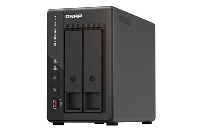 QNAP TS-253E NAS Tower Collegamento ethernet LAN Nero J6412 [TS-253E-8G]