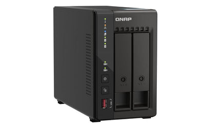 QNAP TS-253E NAS Tower Intel Celeron J6412 8 GB 0 TB QNAP QTS Nero [TS-253E-8G]