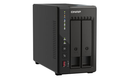 QNAP TS-253E NAS Tower Collegamento ethernet LAN Nero J6412 [TS-253E-8G]