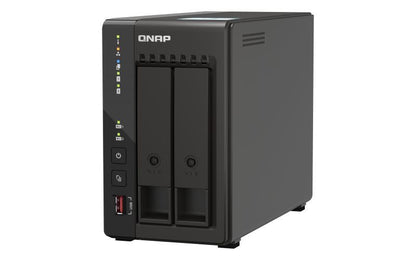 QNAP TS-253E NAS Tower Collegamento ethernet LAN Nero J6412 [TS-253E-8G]