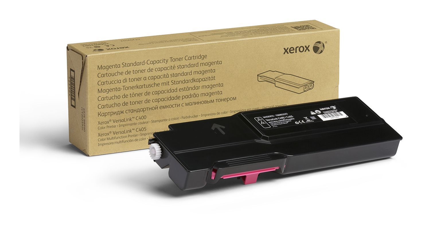 Xerox Cartuccia toner Magenta a Capacità standard da 2500 Pagine per Stampante a colori  VersaLink C400/multifunzione a colori  VersaLink C405 (106R03503) [106R03503]