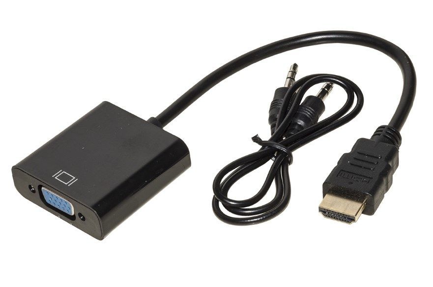 LINK Adattatore Hdmi Tipo A Maschio A Vga Femmina Con Presa Audio Stereo 3,5 Mm [LKADAT10]