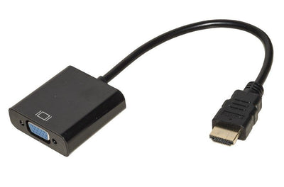 Link Accessori LKADAT10 cavo e adattatore video 0,15 m HDMI + 3.5mm VGA (D-Sub) + 3.5mm Nero [LKADAT10]