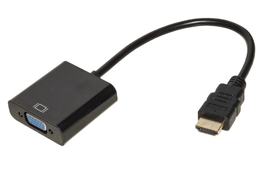 LINK Adattatore Hdmi Tipo A Maschio A Vga Femmina Con Presa Audio Stereo 3,5 Mm [LKADAT10]