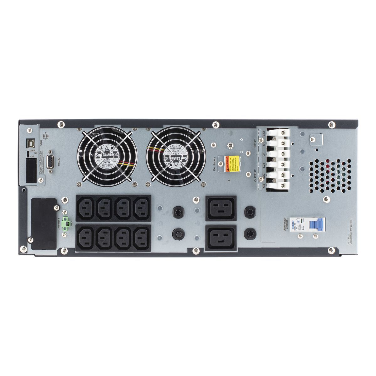 Legrand Daker DK+ UPS DAKER DK PLUS 5000VA gruppo di continuità (UPS) Doppia conversione (online) 5 kVA 5000 W 11 presa(e) AC [LG-310173]