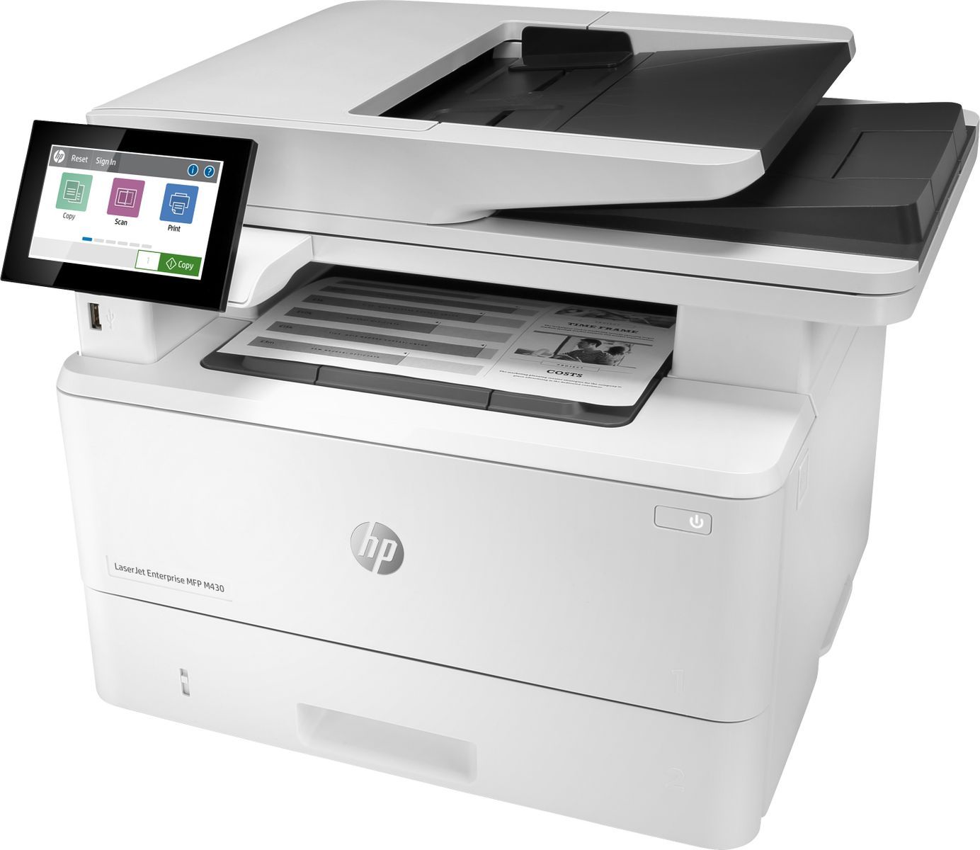 HP LaserJet Enterprise Stampante multifunzione Enterprise LaserJet M430f [3PZ55A#B19]