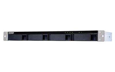 QNAP TL-R400S contenitore di unità di archiviazione Box esterno HDD/SSD Nero, Grigio 2.5/3.5" [TL-R400S]
