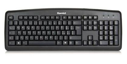 Hamlet Black Soft Touch tastiera usb italiana professionale [XKKITA2]