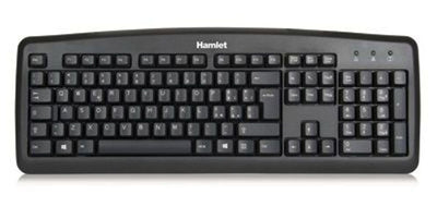 Hamlet Black Soft Touch tastiera usb italiana professionale [XKKITA2]
