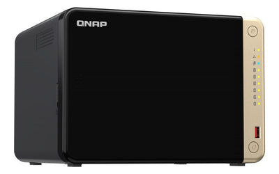 QNAP TS-664 NAS Tower Intel Celeron N5095 8 GB DDR4 0 TB QNAP QTS Nero [TS-664-8G]