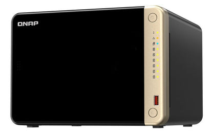 QNAP TS-664 NAS Tower Intel Celeron N5095 8 GB DDR4 0 TB QNAP QTS Nero [TS-664-8G]