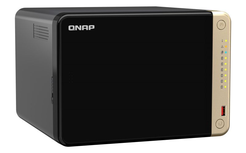QNAP TS-664 NAS Tower Intel Celeron N5095 8 GB DDR4 0 TB QNAP QTS Nero [TS-664-8G]