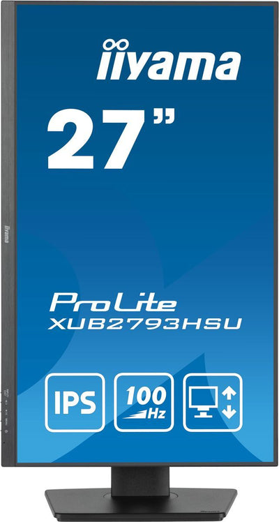 iiyama ProLite XUB2793HSU-B7 Monitor PC 68,6 cm (27") 1920 x 1080 Pixel Full HD LED Nero [XUB2793HSU-B7]