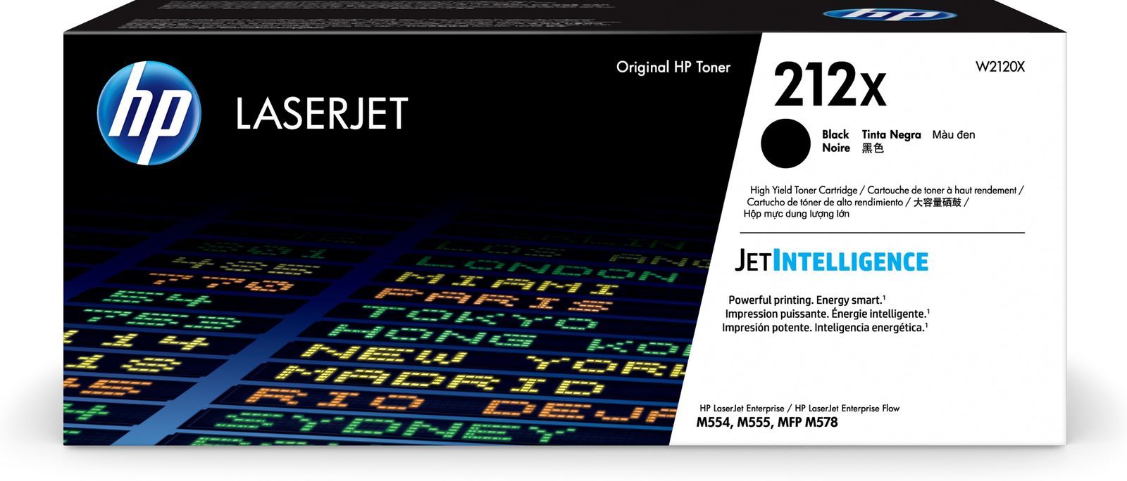 HP Cartuccia toner nero originale LaserJet 212X ad alta capacità [W2120X]