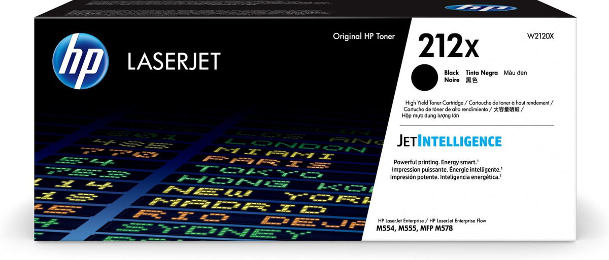 HP Cartuccia toner nero originale LaserJet 212X ad alta capacità [W2120X]