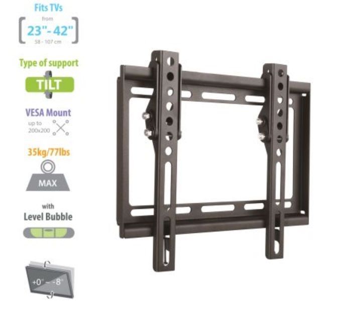 ITB CEEW1506 Supporto TV a parete 109,2 cm (43") Nero [CEEW1506]