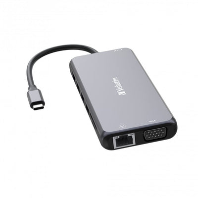 Verbatim CMH-14 USB tipo-C 5000 Mbit/s Argento [32154]