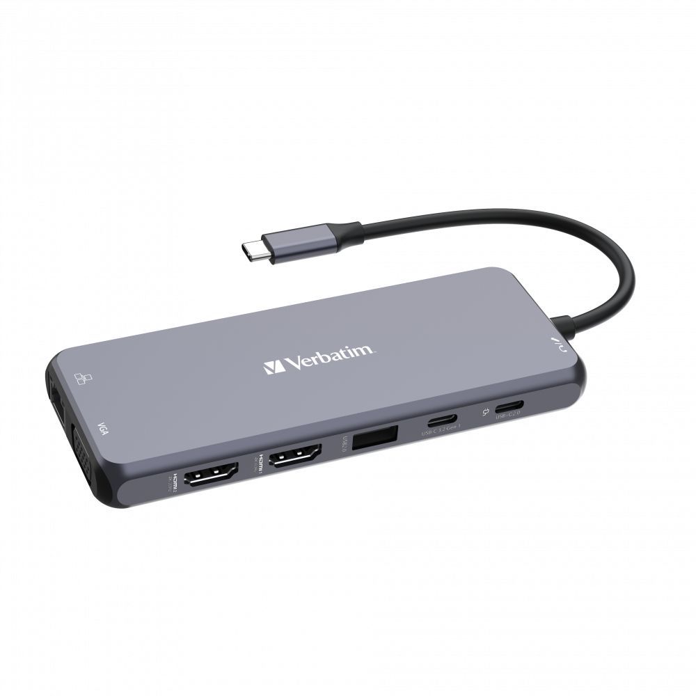Verbatim CMH-14 USB tipo-C 5000 Mbit/s Argento [32154]