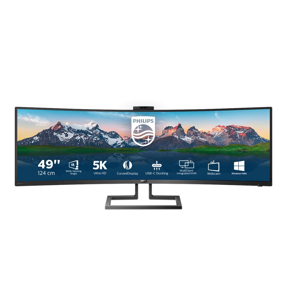 Philips P Line Display LCD curvo in 32:9 SuperWide 499P9H/00 [499P9H/00]
