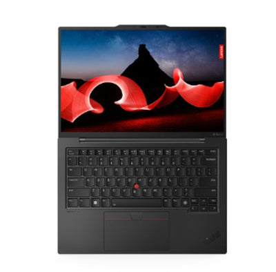 Lenovo ThinkPad X1 Carbon Gen 12 Intel Core Ultra 7 155U Computer portatile 35,6 cm (14") WUXGA 32 GB LPDDR5x-SDRAM 2 TB SSD Wi-Fi 6E (802.11ax) Windows 11 Pro Nero [21KC005SIX]