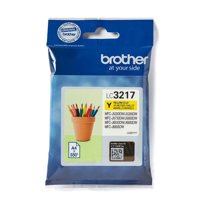 Brother LC3217Y cartuccia d'inchiostro 1 pz Originale Giallo [LC3217Y]