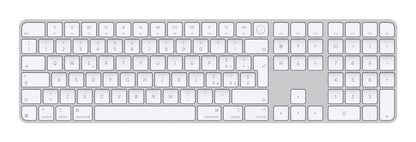 APPLE MAGIC KEYBOARD TOUCH ID NUM KEY WHITE-ITA [MXK73T/A]