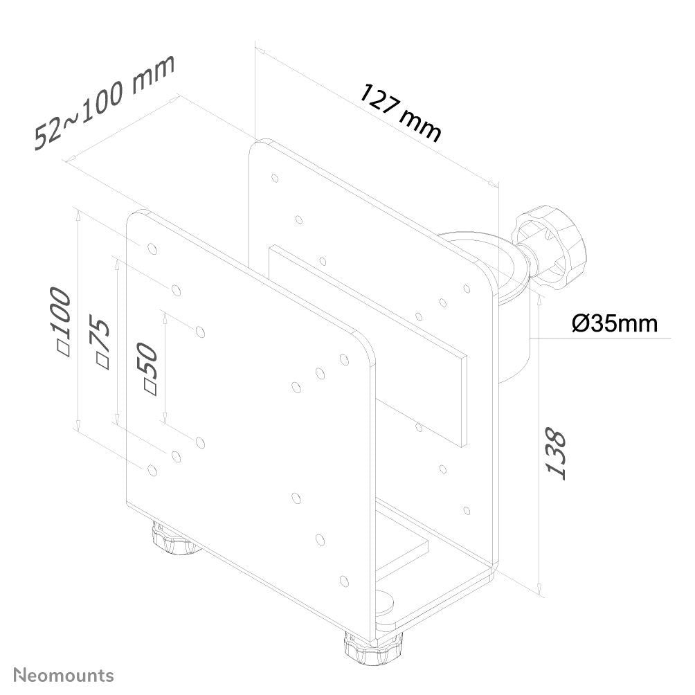 Neomounts Supporto per thin client [THINCLIENT-10] - ITPartners