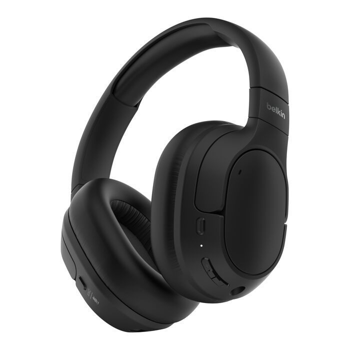 Belkin AUD008HQBK cuffia e auricolare Wireless A Padiglione Musica e Chiamate USB tipo-C Bluetooth Nero [AUD008HQBK]