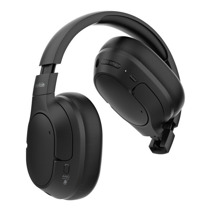 Belkin AUD008HQBK cuffia e auricolare Wireless A Padiglione Musica e Chiamate USB tipo-C Bluetooth Nero [AUD008HQBK]