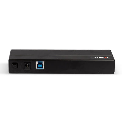 Lindy 43228 hub di interfaccia USB 3.2 Gen 1 (3.1 Gen 1) Type-A 5000 Mbit/s Nero [LINDY43228]