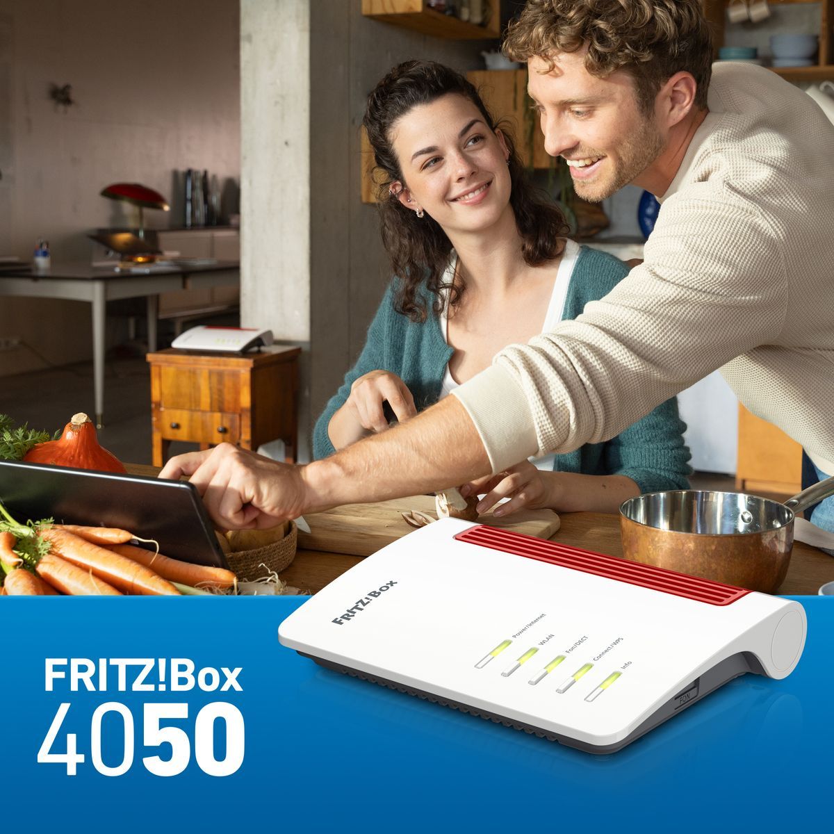 FRITZ!Box 4050 International router wireless Dual-band (2.4 GHz/5 GHz) [20003067]
