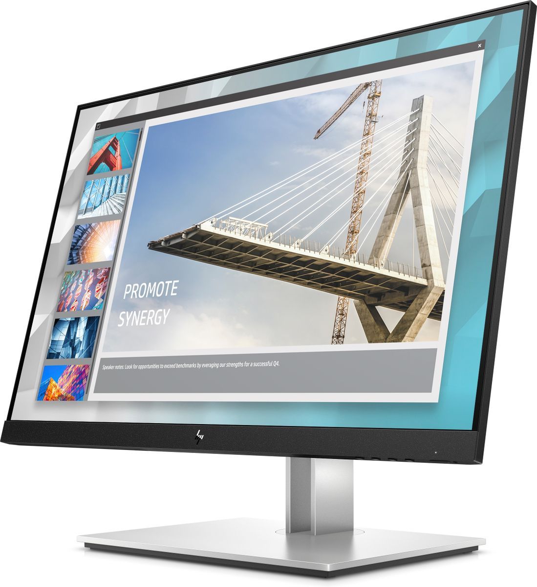 HP E-Series E24i G4 Monitor PC 61 cm (24") 1920 x 1200 Pixel WUXGA Nero, Argento [9VJ40AA#ABB] - ITPartners