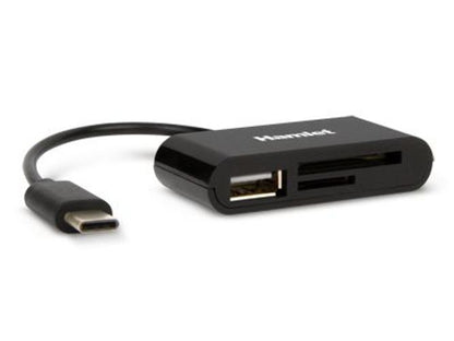 Hamlet XZR100UC lettore di schede USB 2.0 Type-C Nero [XZR100UC]