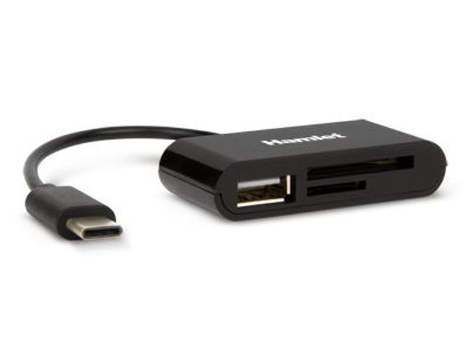 Hamlet XZR100UC lettore di schede USB 2.0 Type-C Nero [XZR100UC]