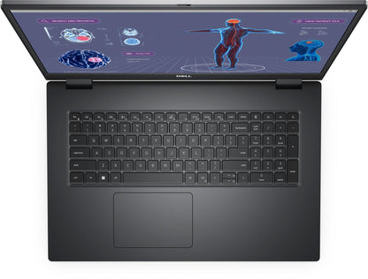DELL Precision 7780 Intel Core i7 i7-13850HX Workstation mobile 43,9 cm (17.3") Full HD 32 GB DDR5-SDRAM 1 TB SSD NVIDIA RTX 3500 Ada Wi-Fi 6E (802.11ax) Windows 11 Pro Grigio [RVYWV]
