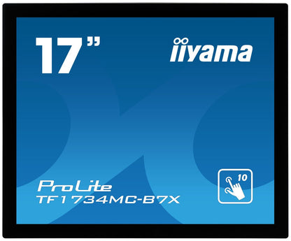 iiyama TF1734MC-B7X POS monitor 43,2 cm (17") 1280 x 1024 Pixel SXGA Touch screen [TF1734MC-B7X]