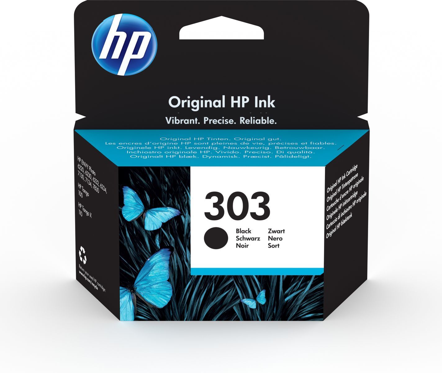 HP Cartuccia di inchiostro nero originale 303 [T6N02AE#UUS]