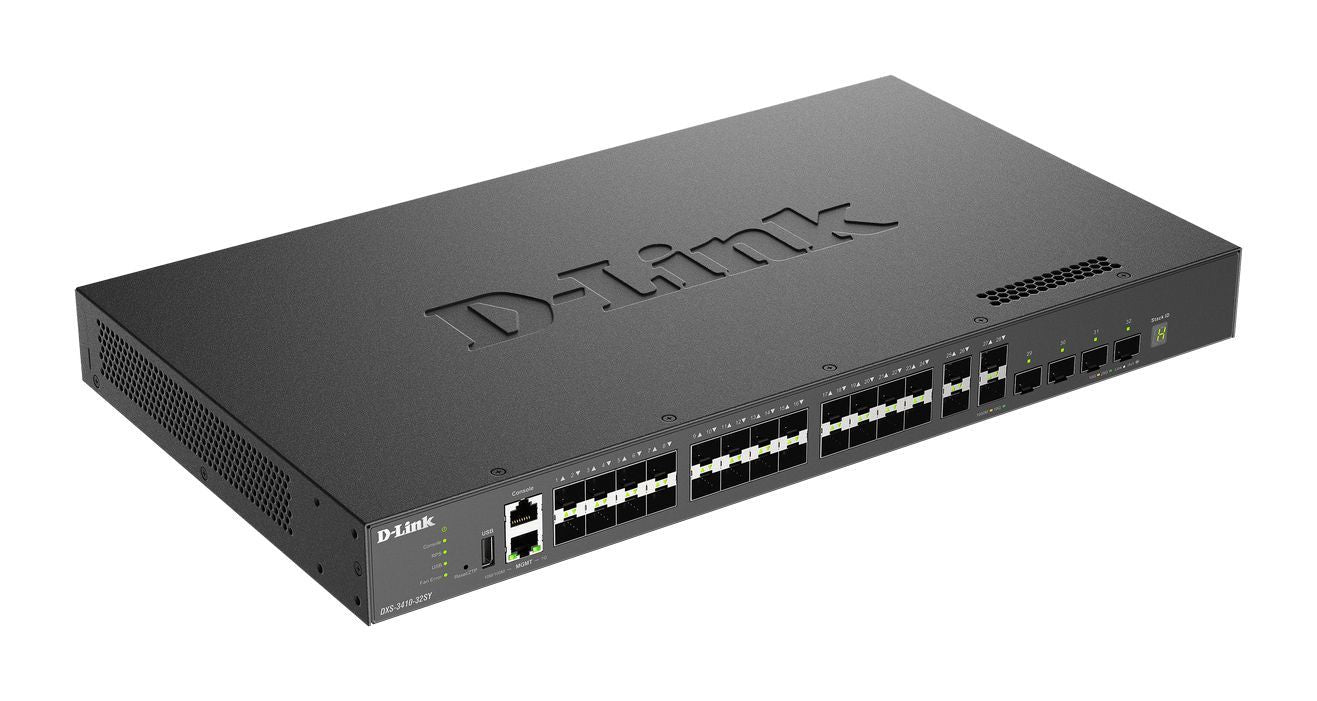 D-Link DXS-3410-32SY switch di rete Gestito L3 Nero [DXS-3410-32SY]