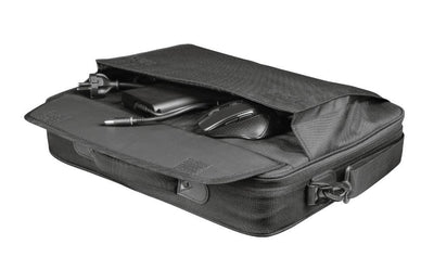 Trust Atlanta Borsa riciclata per laptop; adatta a laptop fino a 15.6 pollici - Nero [24189]