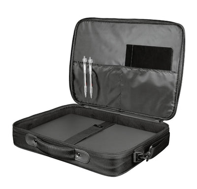 Trust Atlanta Borsa riciclata per laptop; adatta a laptop fino a 15.6 pollici - Nero [24189]