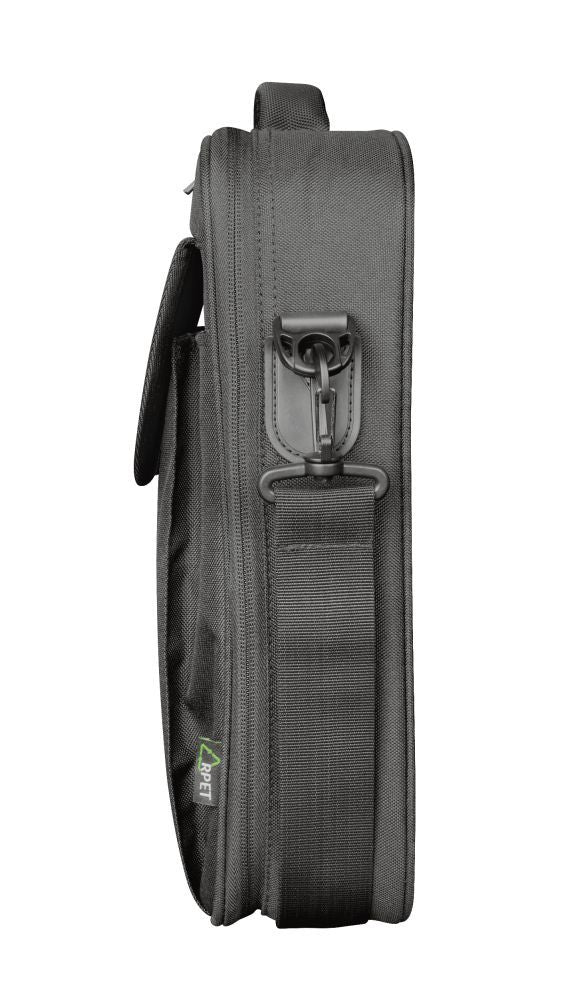 Trust Atlanta Borsa riciclata per laptop; adatta a laptop fino a 15.6 pollici - Nero [24189]