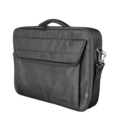 Trust Atlanta Borsa riciclata per laptop; adatta a laptop fino a 15.6 pollici - Nero [24189]
