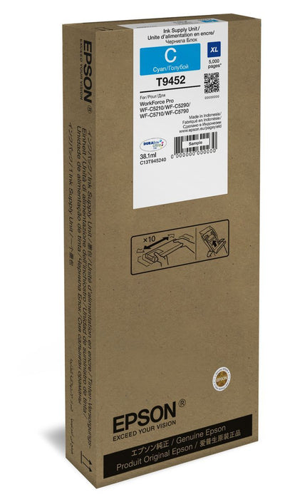 Epson WF-C52xx / WF-C57xx Series Ink Pack XL Cyan [C13T945240]