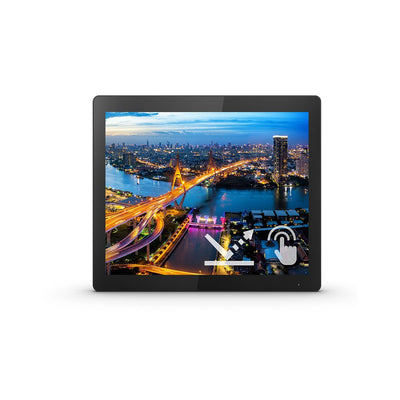 Philips B Line 172B1TFL/00 Monitor PC 43,2 cm (17") 1280 x 1024 Pixel LED Touch screen Nero [172B1TFL/00]