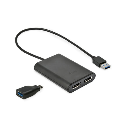 i-tec USB 3.0 / USB-C Dual 4K DP Video Adapter [U3DUAL4KDP]
