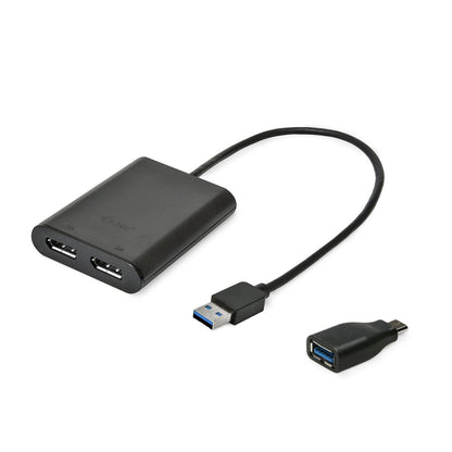 i-tec USB 3.0 / USB-C Dual 4K DP Video Adapter [U3DUAL4KDP]