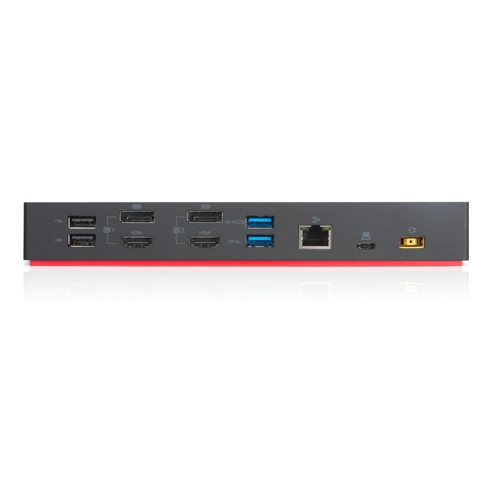 Lenovo 40AF0135IT replicatore di porte e docking station per laptop Cablato USB 3.2 Gen 2 (3.1 Gen 2) Type-C Nero [40AF0135IT]