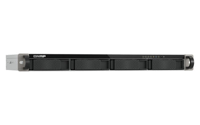 QNAP TS-433eU NAS Rack (1U) Cortex-A Cortex-A55 4 GB 0 TB QNAP Turbo System Nero [TS-433EU]