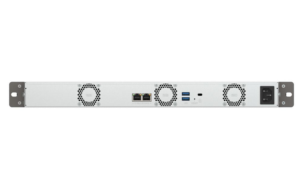 QNAP TS-433eU NAS Rack (1U) Cortex-A Cortex-A55 4 GB 0 TB QNAP Turbo System Nero [TS-433EU]